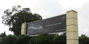 Audi Plakatwand
